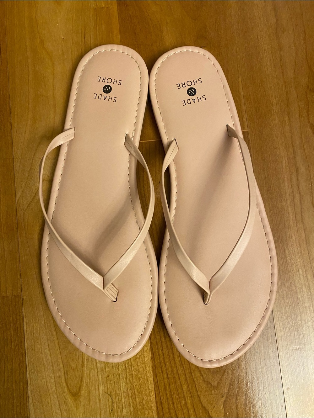 Shade & Shore Light Pink Flip Flop Sandals